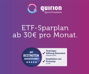 ETF savings plan from 30 euros